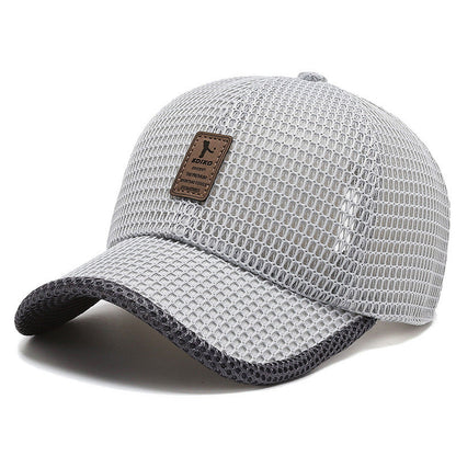 Lightweight and breathable baseball cap for summer