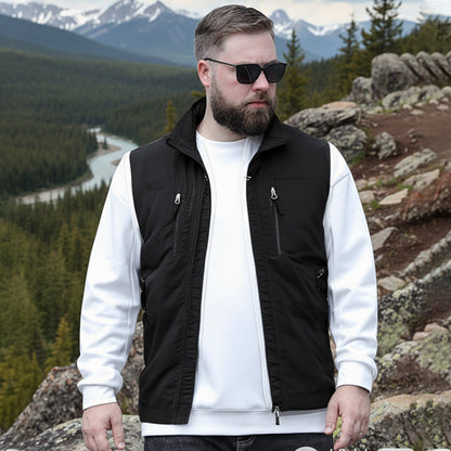 ⏰Black Friday Sale 49% OFF💥💥🧥Men's Oversized Sleeveless Vest Jacket With Pockets