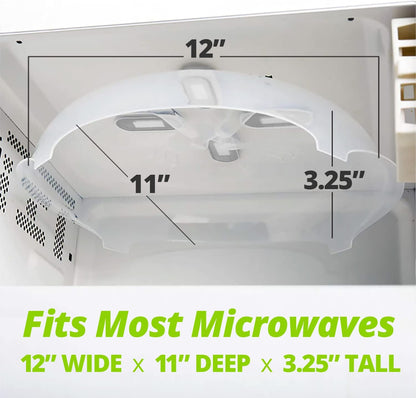 Magnetic Splatter Cover That Stores Inside Your Microwave