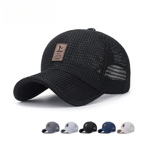 Lightweight and breathable baseball cap for summer
