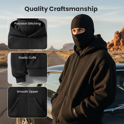 👁️‍🗨️Ninja Zip-Up Hoodie for Men & Women