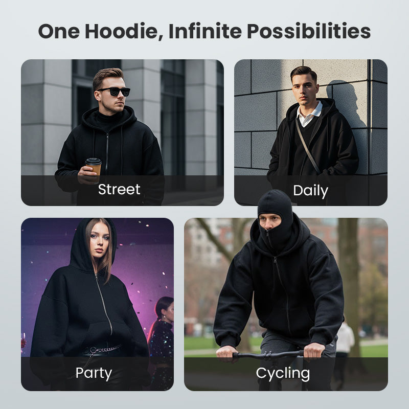 👁️‍🗨️Ninja Zip-Up Hoodie for Men & Women