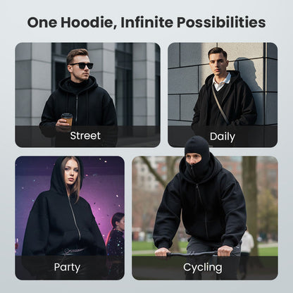 👁️‍🗨️Ninja Zip-Up Hoodie for Men & Women