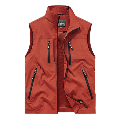 ⏰Black Friday Sale 49% OFF💥💥🧥Men's Oversized Sleeveless Vest Jacket With Pockets