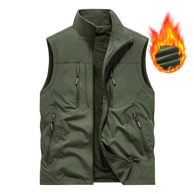 ⏰Black Friday Sale 49% OFF💥💥🧥Men's Oversized Sleeveless Vest Jacket With Pockets