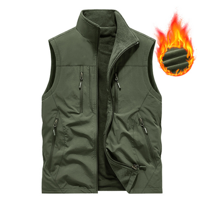 ⏰Black Friday Sale 49% OFF💥💥🧥Men's Oversized Sleeveless Vest Jacket With Pockets