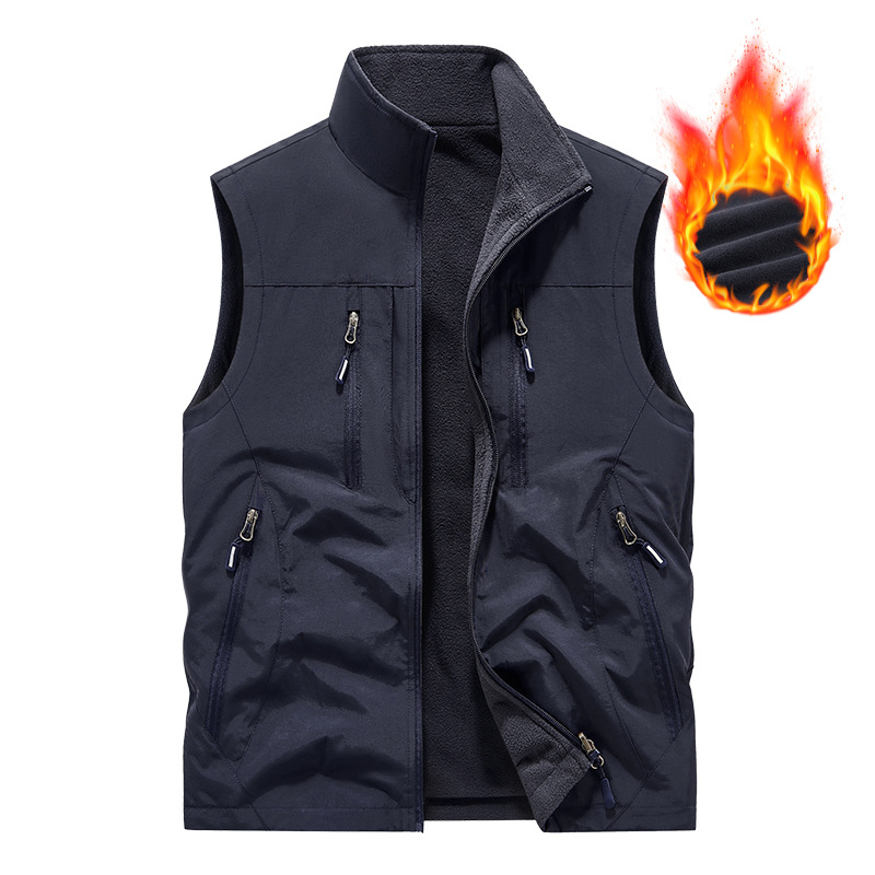 ⏰Black Friday Sale 49% OFF💥💥🧥Men's Oversized Sleeveless Vest Jacket With Pockets