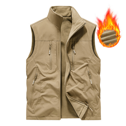 ⏰Black Friday Sale 49% OFF💥💥🧥Men's Oversized Sleeveless Vest Jacket With Pockets