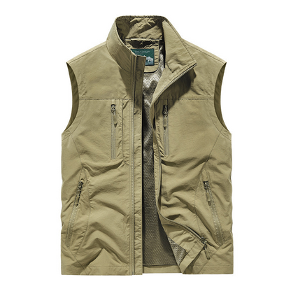 ⏰Black Friday Sale 49% OFF💥💥🧥Men's Oversized Sleeveless Vest Jacket With Pockets