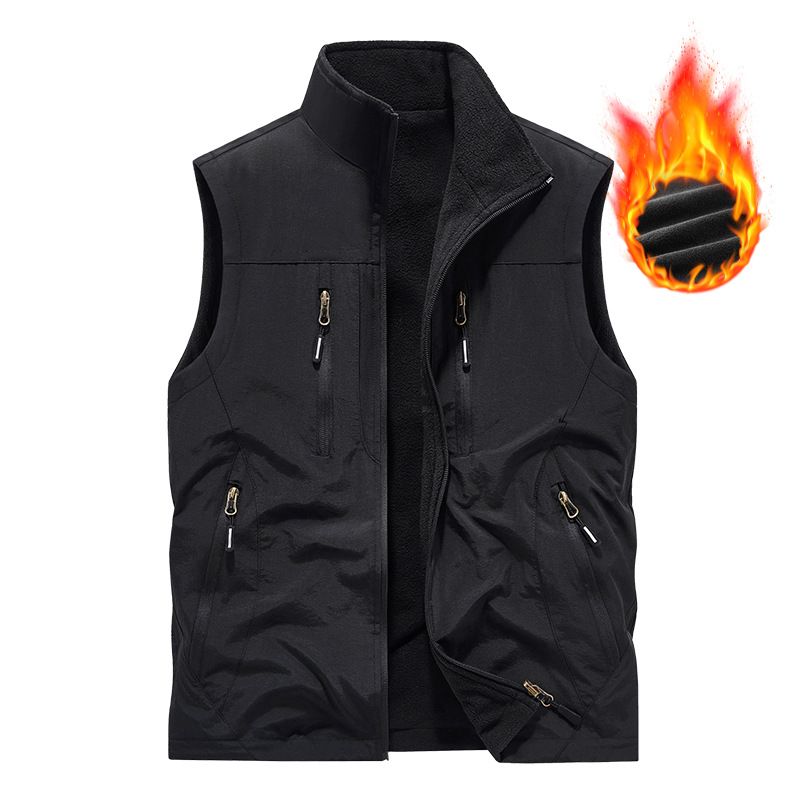 ⏰Black Friday Sale 49% OFF💥💥🧥Men's Oversized Sleeveless Vest Jacket With Pockets