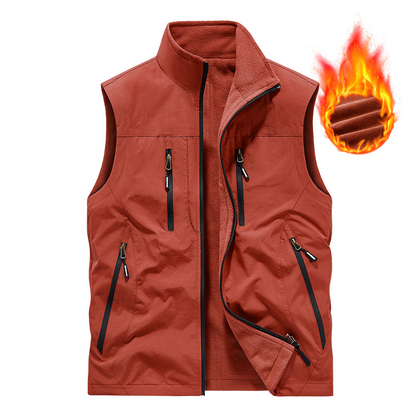 ⏰Black Friday Sale 49% OFF💥💥🧥Men's Oversized Sleeveless Vest Jacket With Pockets