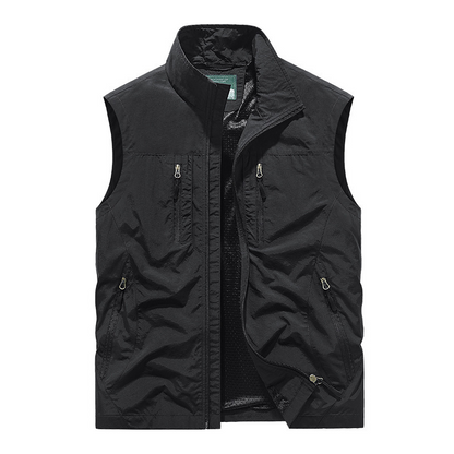 ⏰Black Friday Sale 49% OFF💥💥🧥Men's Oversized Sleeveless Vest Jacket With Pockets