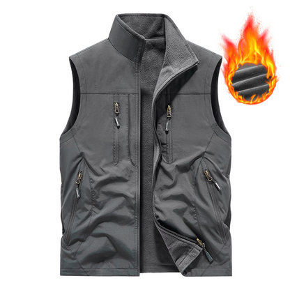 ⏰Black Friday Sale 49% OFF💥💥🧥Men's Oversized Sleeveless Vest Jacket With Pockets